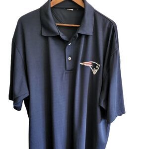 Blue Men's Patriots Golf Polo Shirt‎